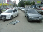 На севере Волгограда столкнулись 5 автомобилей