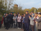 Окропленных святой водой мобилизованных проводили под Волгоградом: видео
