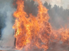 На видео попал пожар в поселке Михайловского района: 30 дворов уже сгорели