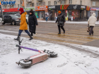 Волгоград оказался в снежном плену из-за гигантской тучи 