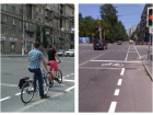 Волгоградским велосипедистам подарили кусочек безопасного проспекта