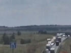 Многокилометровая пробка растянулась на трассе под Волгоградом