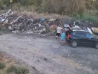 Труп собаки выбросили на свалку мужчина с ребенком в Волгограде