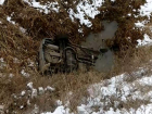 На видео попало, как доставали из оврага автомобиль после ДТП в Волгограде