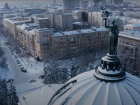 Впечатляющий снегопад в Волгограде с высоты показали на видео