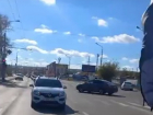 Большой проезд с флагами ЧВК «Вагнер» сняли на видео в Волгограде