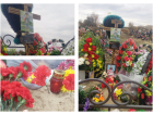 40 дней с дня зверского убийства 5-летней Сони в Калаче: люди несут цветы и свечи на могилу малышки