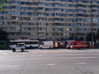 Троллейбус задымился рано утром в центре Волгограда