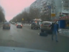 Жестокое избиение мужчины на дороге в Волгограде попало на видео 