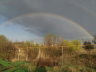 Двойная радуга как символ удачи зависла над Волгоградом после дождя с градом