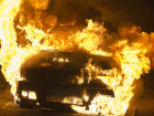 В Волгограде неизвестные сожгли ночью BMW