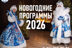 Новогоднее приключение с квестами и интерактивами. 2000 руб/чел. 