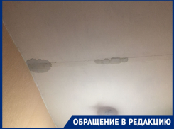 В Волгограде дырявая крыша стала проклятьем для жильцов многоквартирного дома
