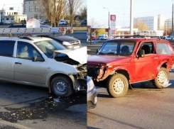 Водитель «Нивы» потерял память после столкновения с легковушкой в Волгограде