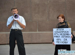 В Волгограде требовали отставку президента