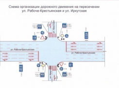 В Волгограде на улице Рабоче-Крестьянской изменится схема движения