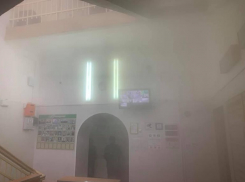 Последствия коммунального ЧП внутри музыкальной школы в Волгограде сняли на видео 