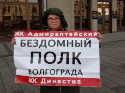 Требовавшие отставки Бочарова волгоградские дольщики приехали с пикетом к администрации президента РФ