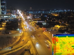 Тепловизор просканировал Волгоград с высоты птичьего полета
