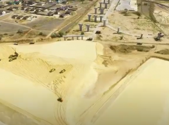 Гигантские масштабы строительства обхода Волгограда попали на видео