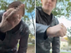 Дорожая разборка попала на видео в Волгограде: показывал нецензурщину и бил по стеклу