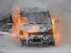 В Волгоградской области сожгли грузовую «Газель»