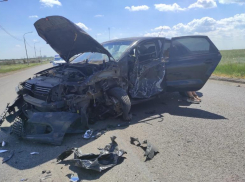 Засмотрелся на быстровозводимый дом: Volkswagen в Волгограде вылетел на встречку и врезался в грузовик