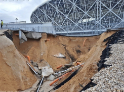 В первые минуты ливня в Волгограде затопило 20 домов 