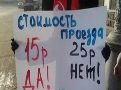 Жители Волгограда выйдут на пикет против подорожания проезда 