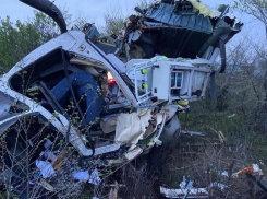 Под Волгоградом разбился вертолет санитарной авиации: пилот погиб