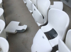 Вандалы умудрились сломать антивандальные сиденья на первом матче на «Волгоград Арене»