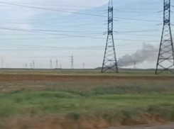 Мусорный полигон вспыхнул под Волгоградом