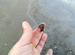 Нефтяные пятна обнаружили волгоградцы на берегу Волги