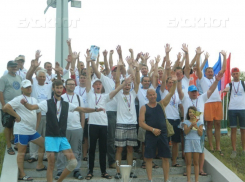 Под Волгоградом участники парусной регаты назвали себя морскими волками