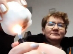 На нетающий «пластиковый» снег пожаловались волгоградцы