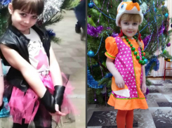 Стильные сестры Воскобойниковы Валерия и Екатерина в конкурсе «Детский новогодний костюм-2020»