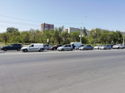 2-километровая пробка образовалась на севере Волгограда