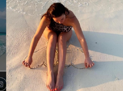 Известная волгоградка похвасталась шикарными ногами и Рождеством на Мальдивах