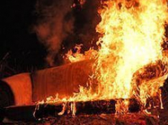 Под Волгоградом дети спалили диван