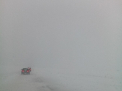 В Волгоградской области замело федеральную трассу М 6