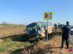 Рейсовый автобус протаранил маршрутку в Волгоградской области: пострадала женщина