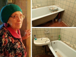 «Блокнот Волгограда» сделал капитальный ремонт ванной пенсионерки, пережившей ВОВ