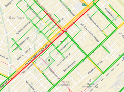 Дорожные работы парализовали движение в Ворошиловском районе Волгограда