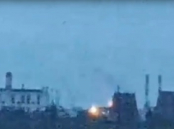 Опубликовано видео после детонации БПЛ на заводе в Волгограде