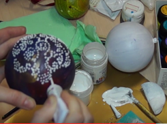 Как сделать новогоднюю игрушку