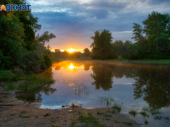 Невиданной красоты закат на Бобрах попал в объектив фотографа