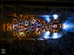 Автомобилисты Волгограда припаркуют своих «ласточек» в форме новогодней елки 