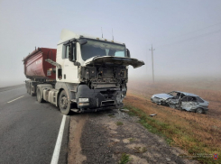 Ростовский грузовик устроил смертельное ДТП на волгоградской трассе