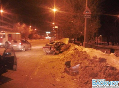 Маршрутка столкнулась с иномаркой в центре Волгограда