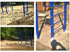 Спортивную площадку сделали, а потом решили разровнять в парке на севере Волгограда